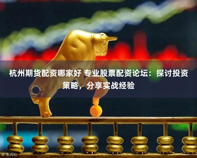 杭州期货配资哪家好 专业股票配资论坛：探讨投资策略，分享实战经验